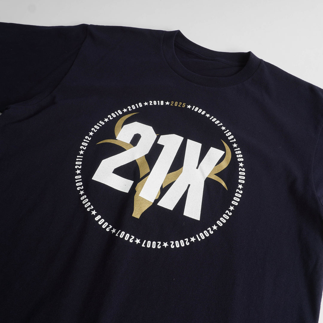 25J1リーグ優勝記念Tシャツ（21X）【予約】 – 鹿島アントラーズFC