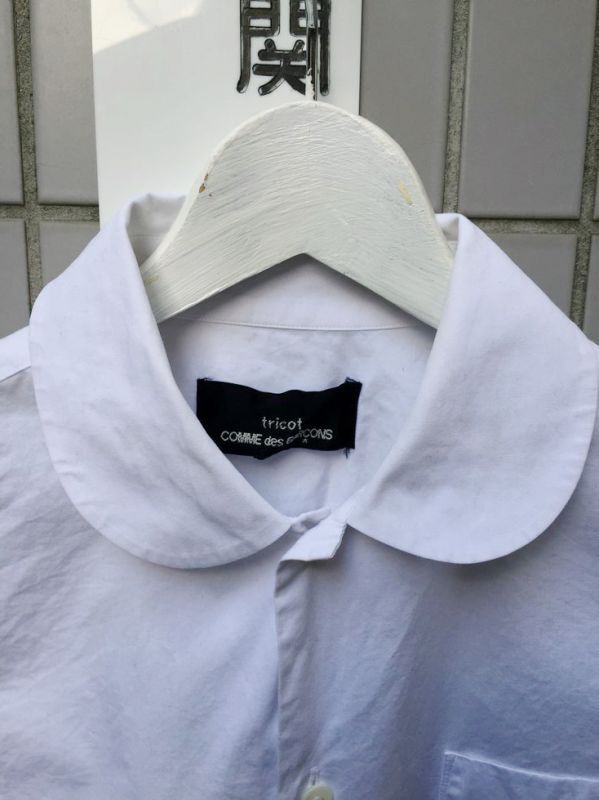 tricot COMME des GARCONS トリコ コムデギャルソン】丸襟長袖シャツ