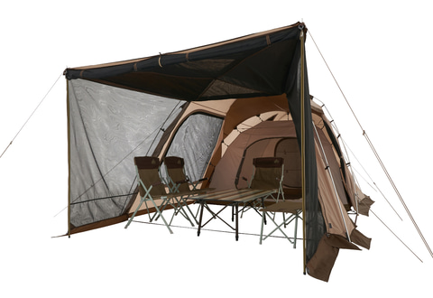 ロゴス、2ルームテントの新色「Tradcanvas PANELドゥーブルXL」登場。+