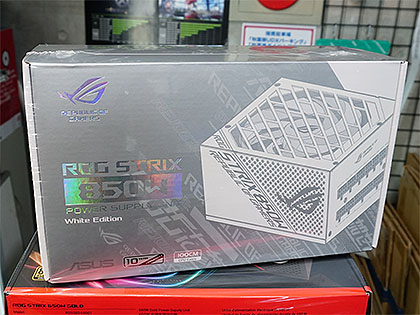 ASUSの白い電源「ROG-STRIX-850G-WHITE」が発売、10年保証 - AKIBA PC