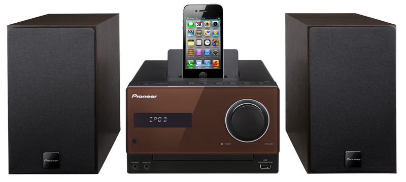 パイオニア、iPhone/iPod対応の小型CDミニコンポ - AV Watch