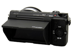 ソニーNEX-5T/5R専用の折り畳み式液晶シェード - デジカメ Watch Watch