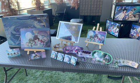 原神」のコロンビーナになれるアイマスク！ オフラインイベント「月の