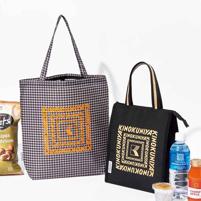 紀ノ国屋×ジャーナルスタンダード レサージュ」のチェック柄トート