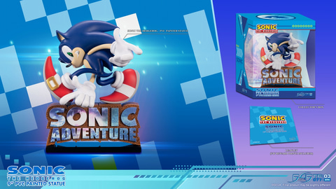 ソニックアドベンチャー」のメインビジュアルを再現！ フィギュア