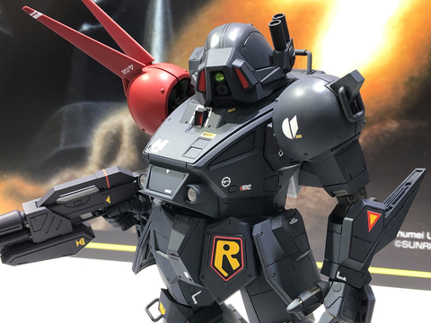 装甲騎兵ボトムズ」よりPLAMAX「ブラッドサッカー」のデコマスが展示