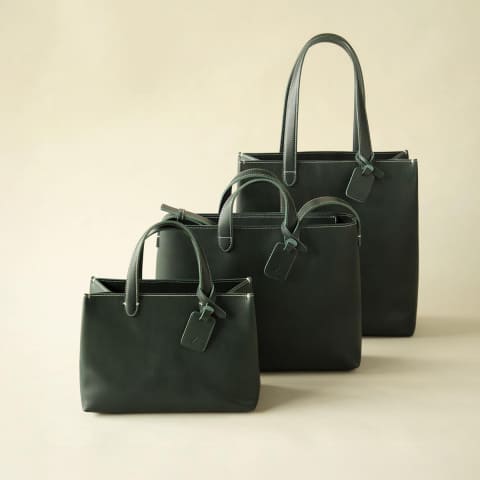 土屋鞄、一枚革で仕立てた「ディアリオ」のトート・財布 - Impress Watch