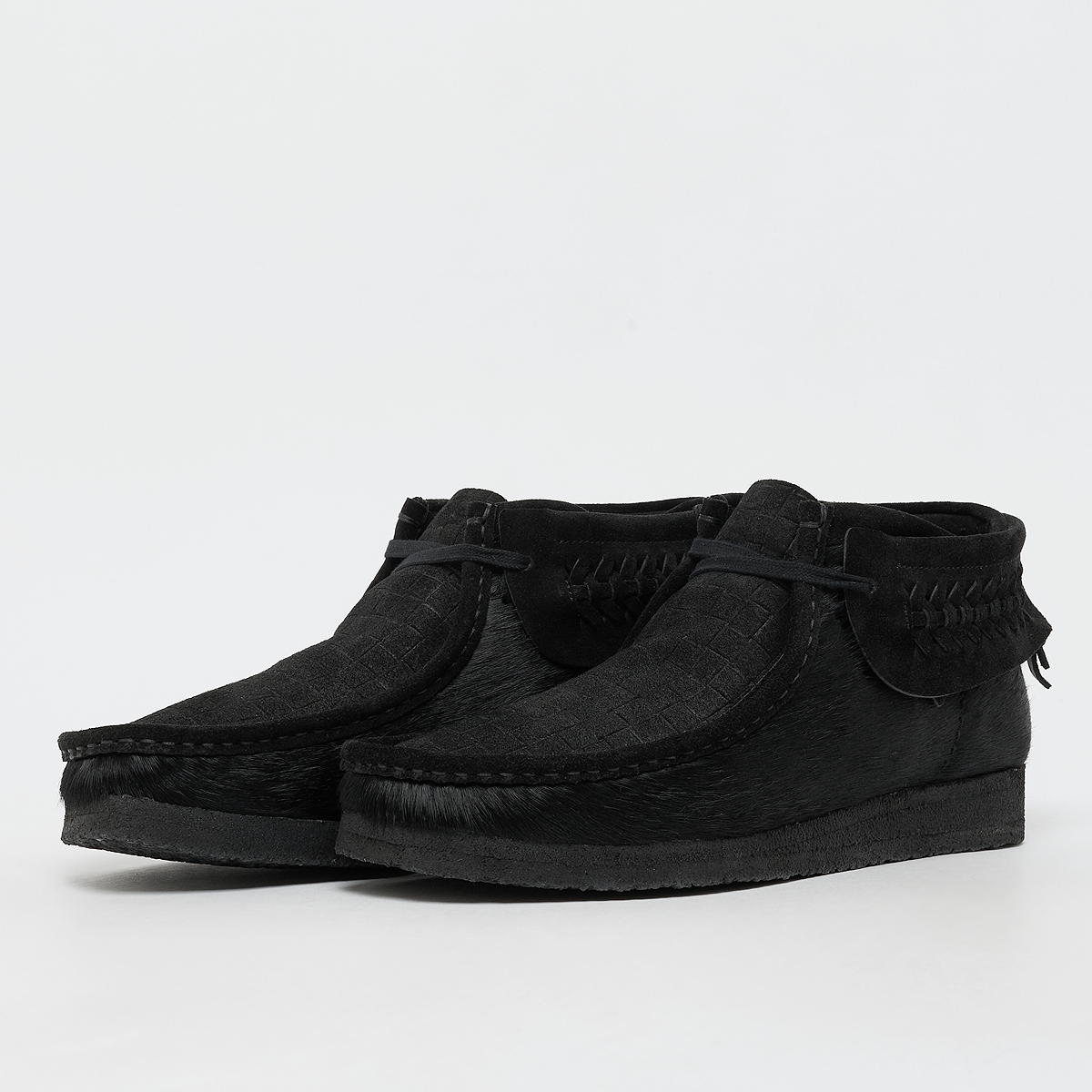 Buy Clarks x solebox Wallabee Boot in black hair on | 26186790