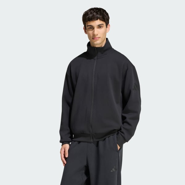 adidas SOFT LUX TRACK TOP - Black | Free Shipping with adiClub