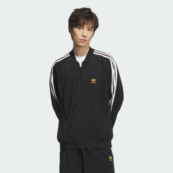 アディダス SST テリートラックトップ（ジャージ） - ブラック