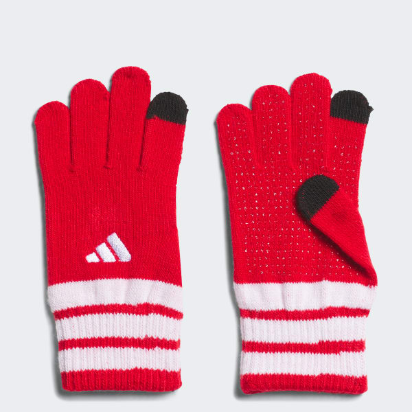 アディダス キッズ ニット グローブ - レッド | アディダス ジャパン