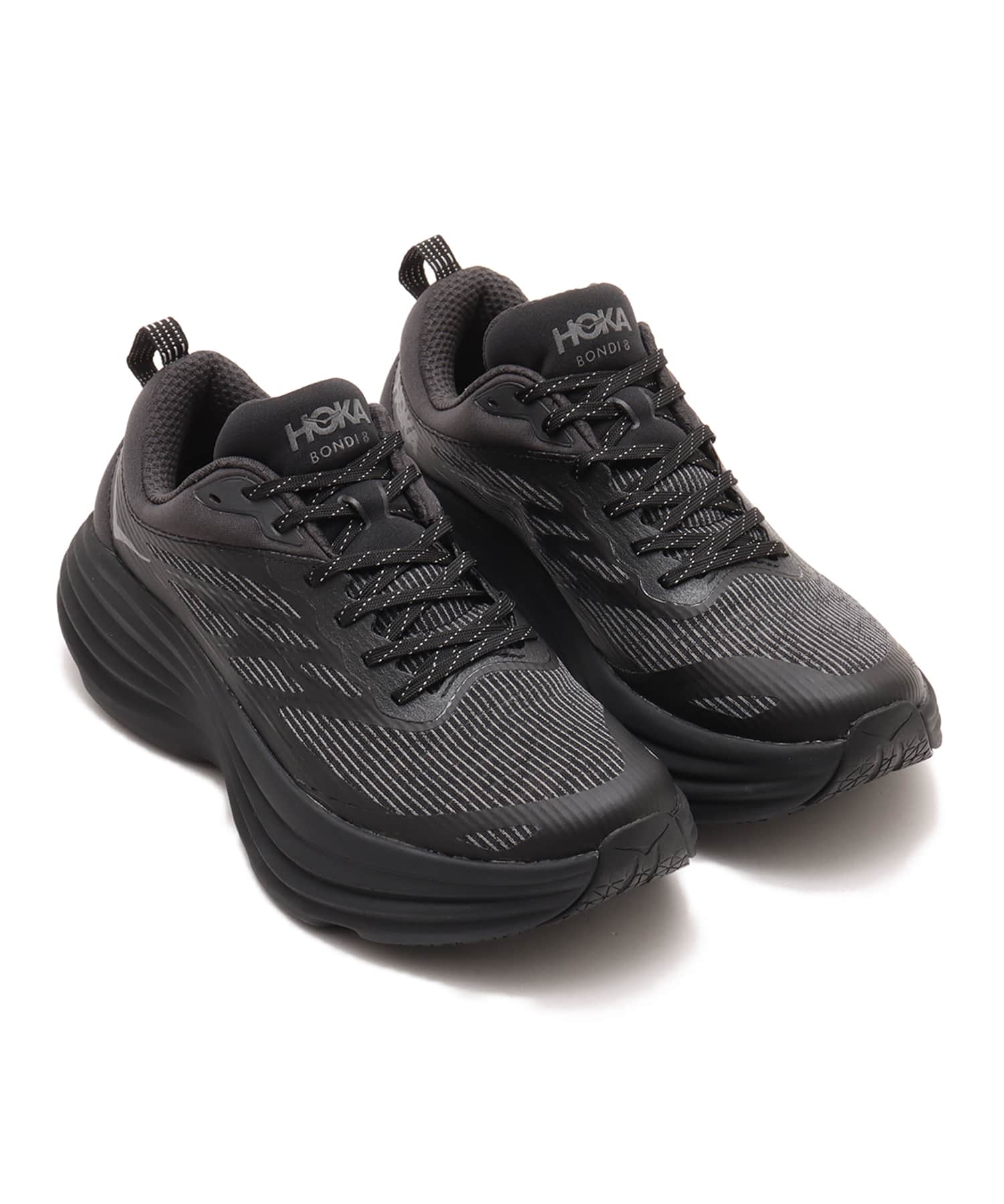 HOKA BONDI 8 TS CAGED BLACK / BLACK（ホカ ボンダイ 8 TS ケイジド