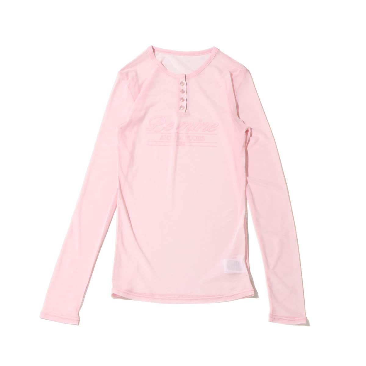 atmos pink メッセージ シースルー トップス PINK（アトモスピンク