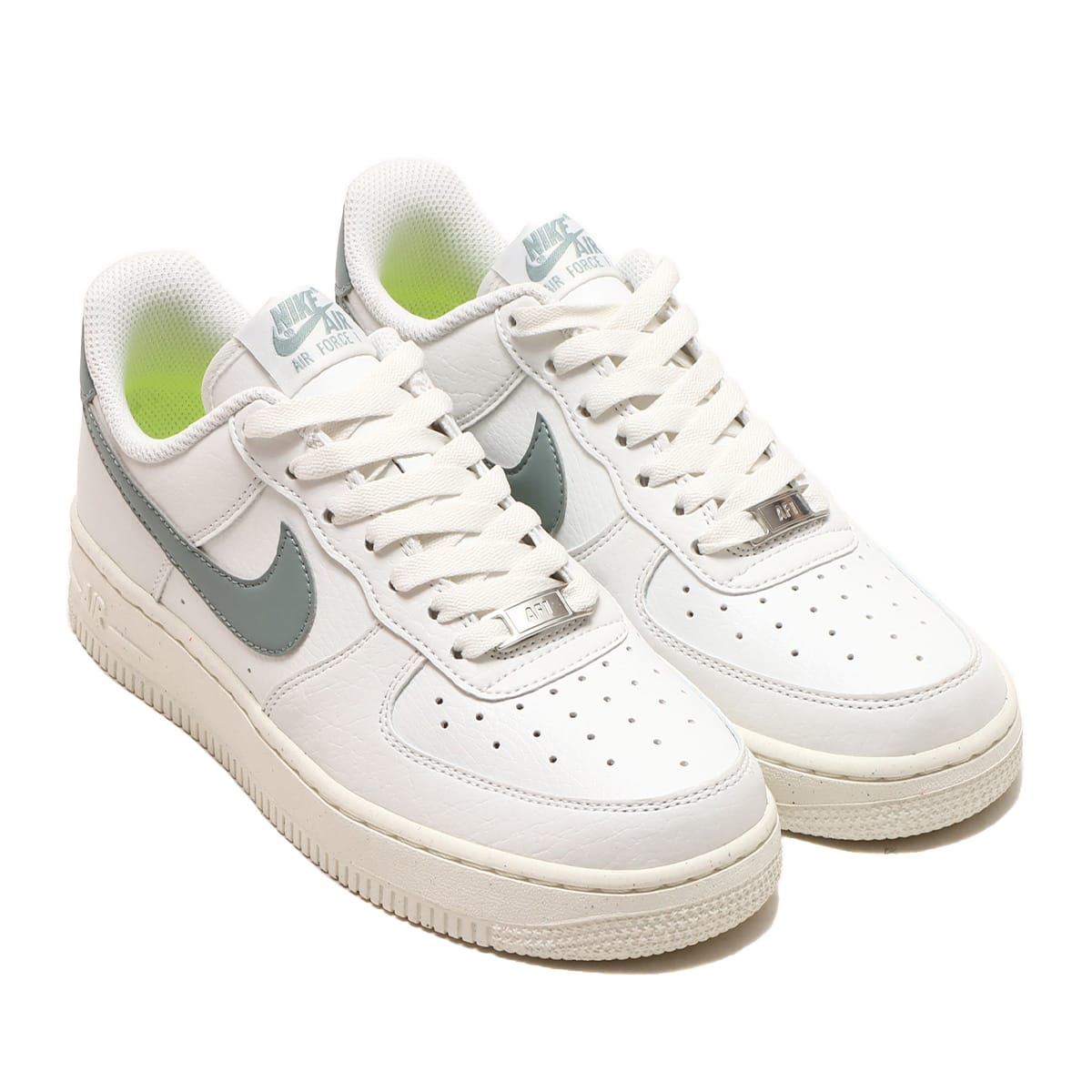 NIKE W AIR FORCE 1 '07 NEXT NATURE SUMMIT WHITE/MICA GREEN-SAIL