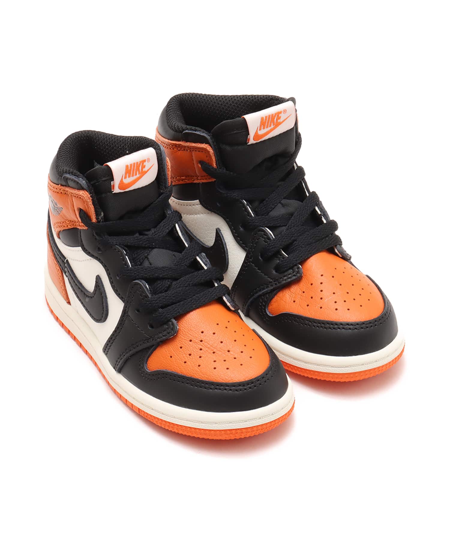 JORDAN BRAND JORDAN 1 RETRO HIGH OG (TD) BLACK/BLACK-SAIL-STARFISH