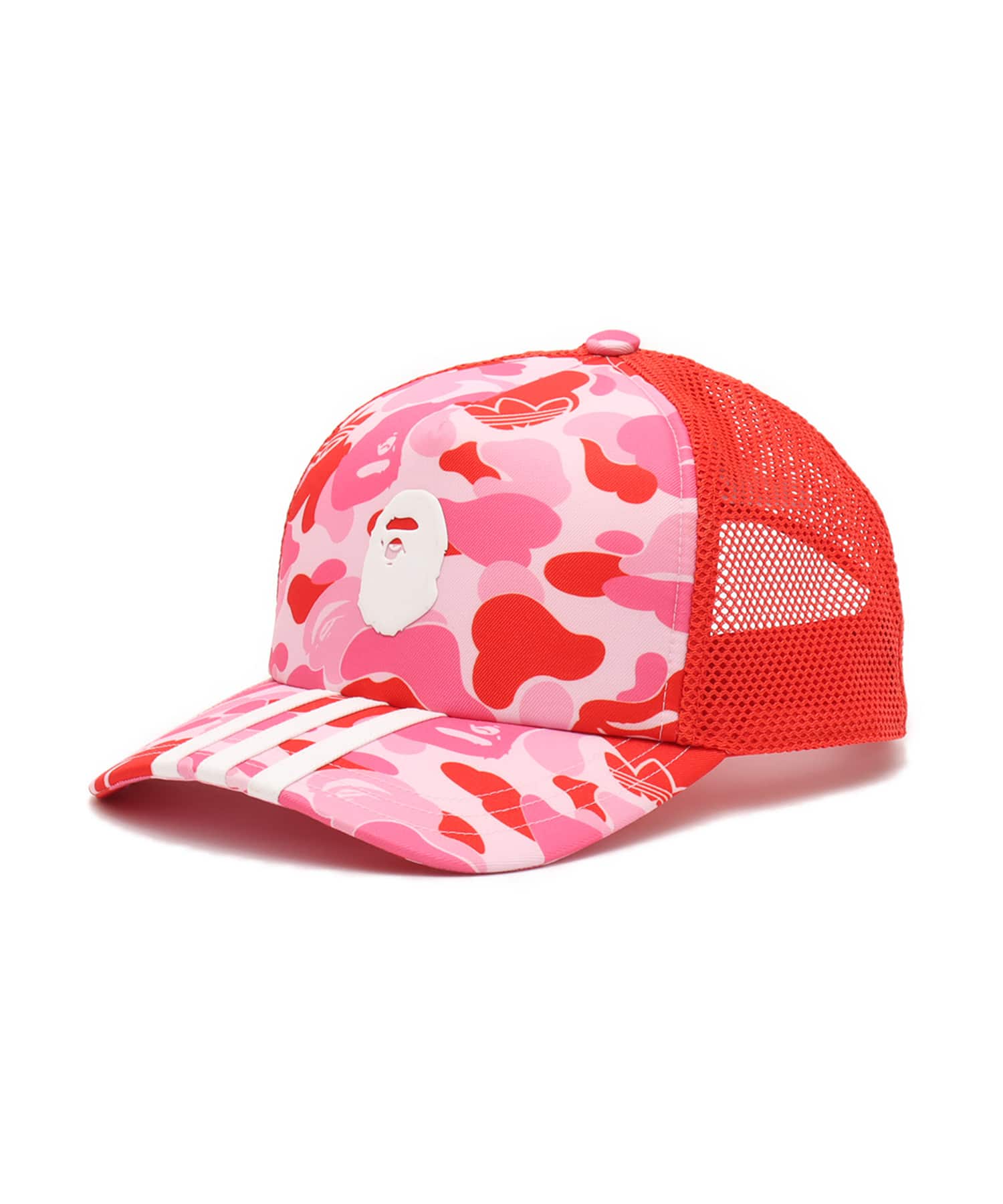 adidas TRUCKER CAP BAPE クリアピンク（アディダス キャップ ベイプ