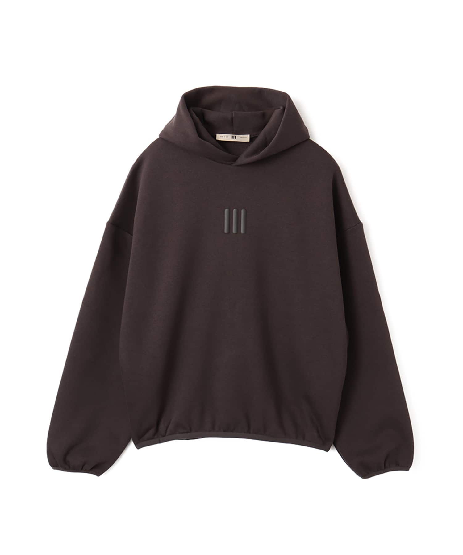 adidas FEAR OF GOD ATHLETICS FLEECE HOODIE ナイトブラウン