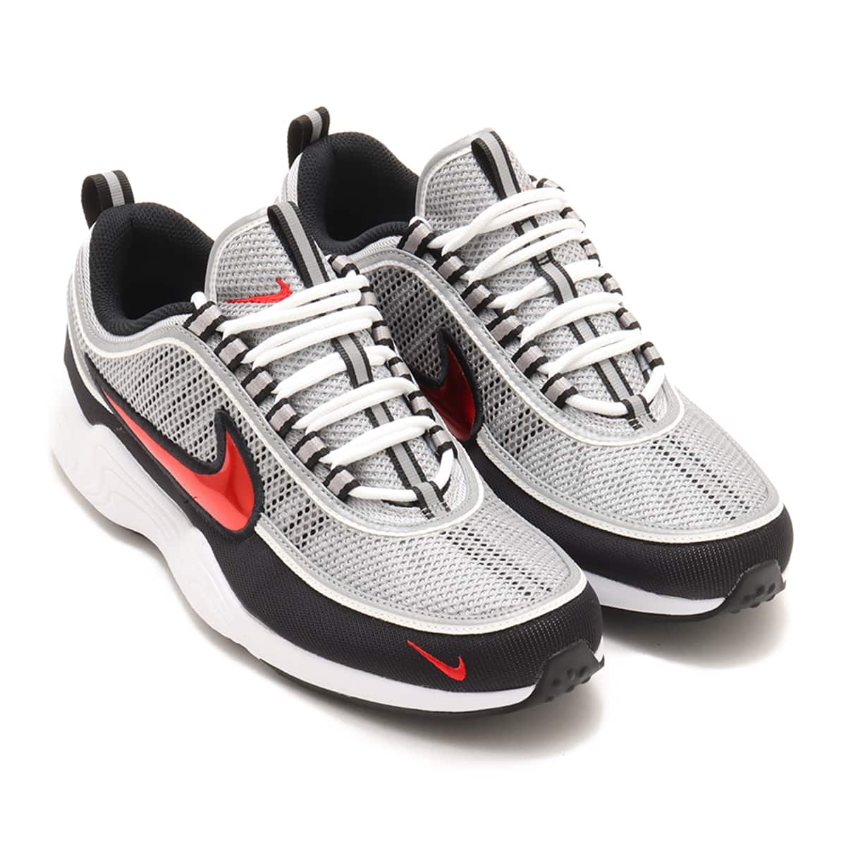 NIKE AIR ZOOM SPIRIDON SP METALLIC SILVER/SPORT RED-BLACK-WHITE