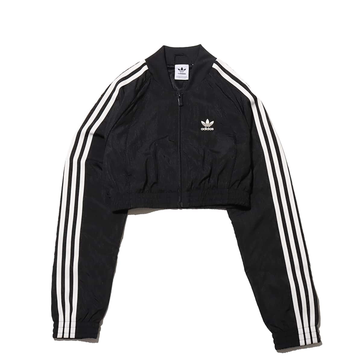 adidas WOMENS SLIM CROP TRACKTOP BLACK （アディダス ウィメンズ