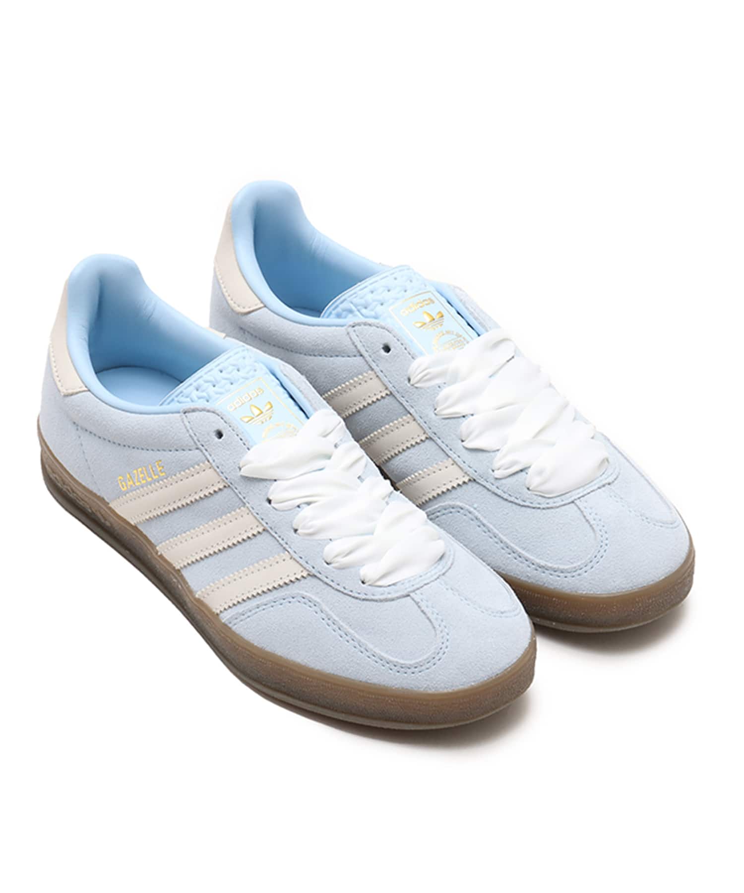 adidas GAZELLE INDOOR W CLEAR SKY/OFF WHITE/GUM（アディダス ガゼル