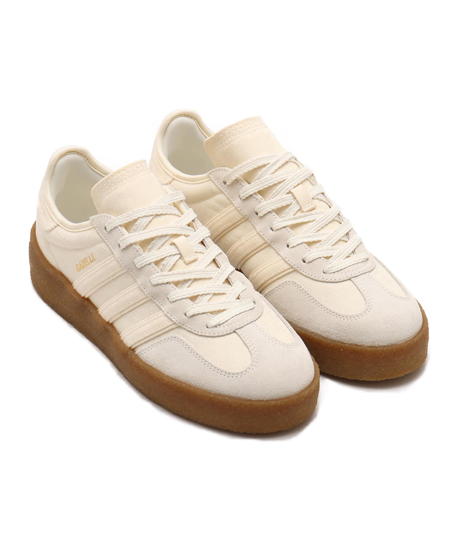 adidas CLOT GAZELLE S BY EDISON CHEN CREAM WHITE/CORE WHITE/GOLD