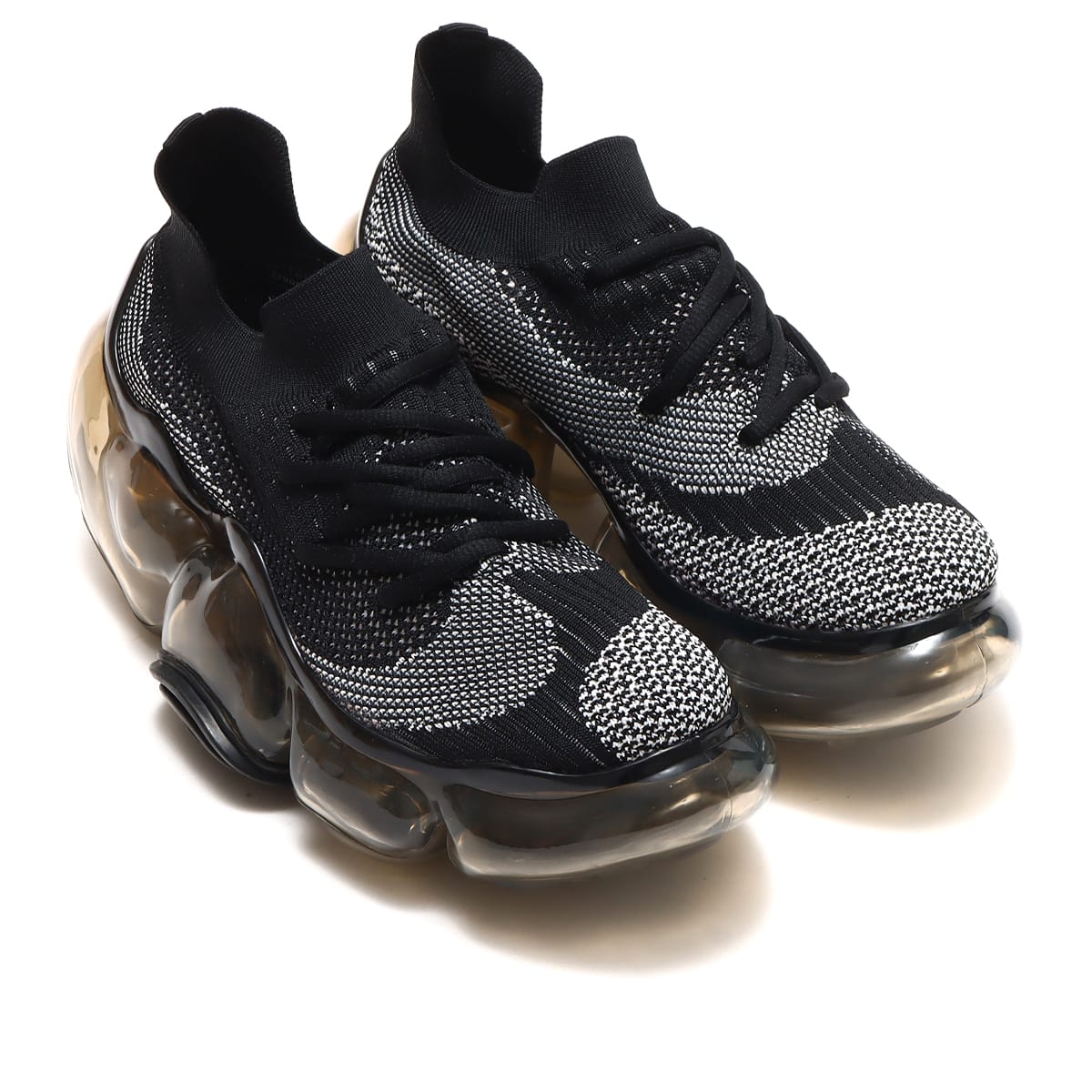 grounds MOOPIE BLACK WHITE/BLACK （グラウンズ ムーピー-ブラック