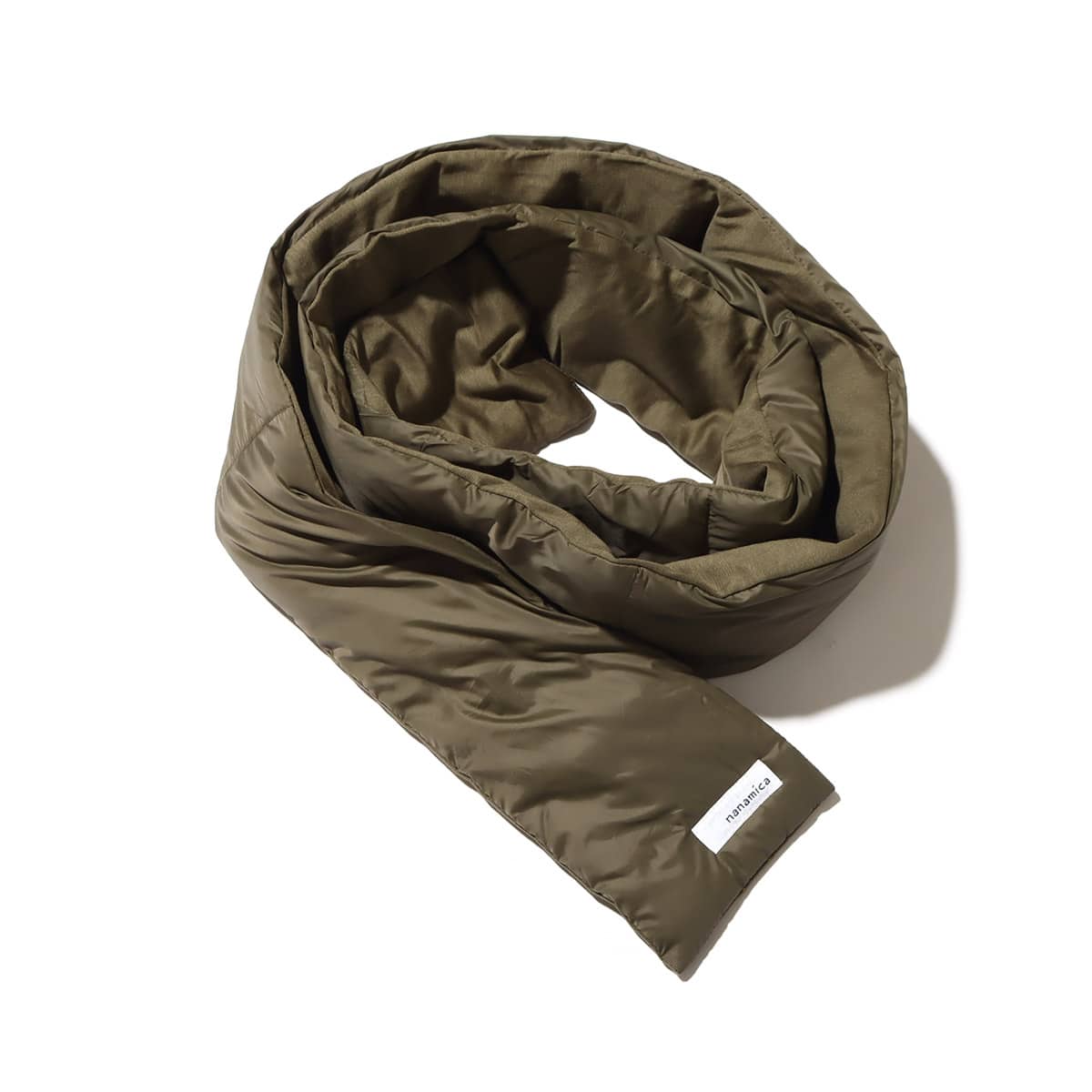 nanamica Down Muffler KHAKI（ナナミカ ダウン マフラー-カーキ