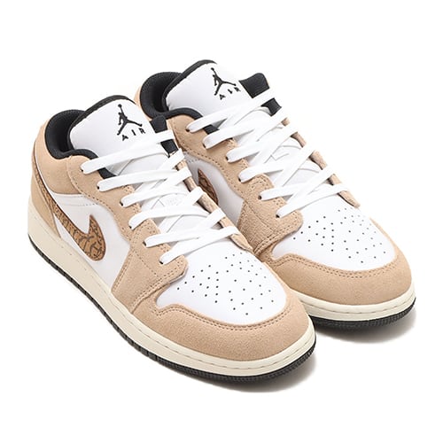 JORDAN BRAND AIR JORDAN 1 LOW SE HEMP/LT BRITISH TAN-WHITE-BLACK