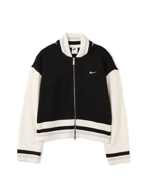 NIKE AS W NSW CARDIGAN STREET BLACK/SAIL/VAST GREY/SAIL（ナイキ