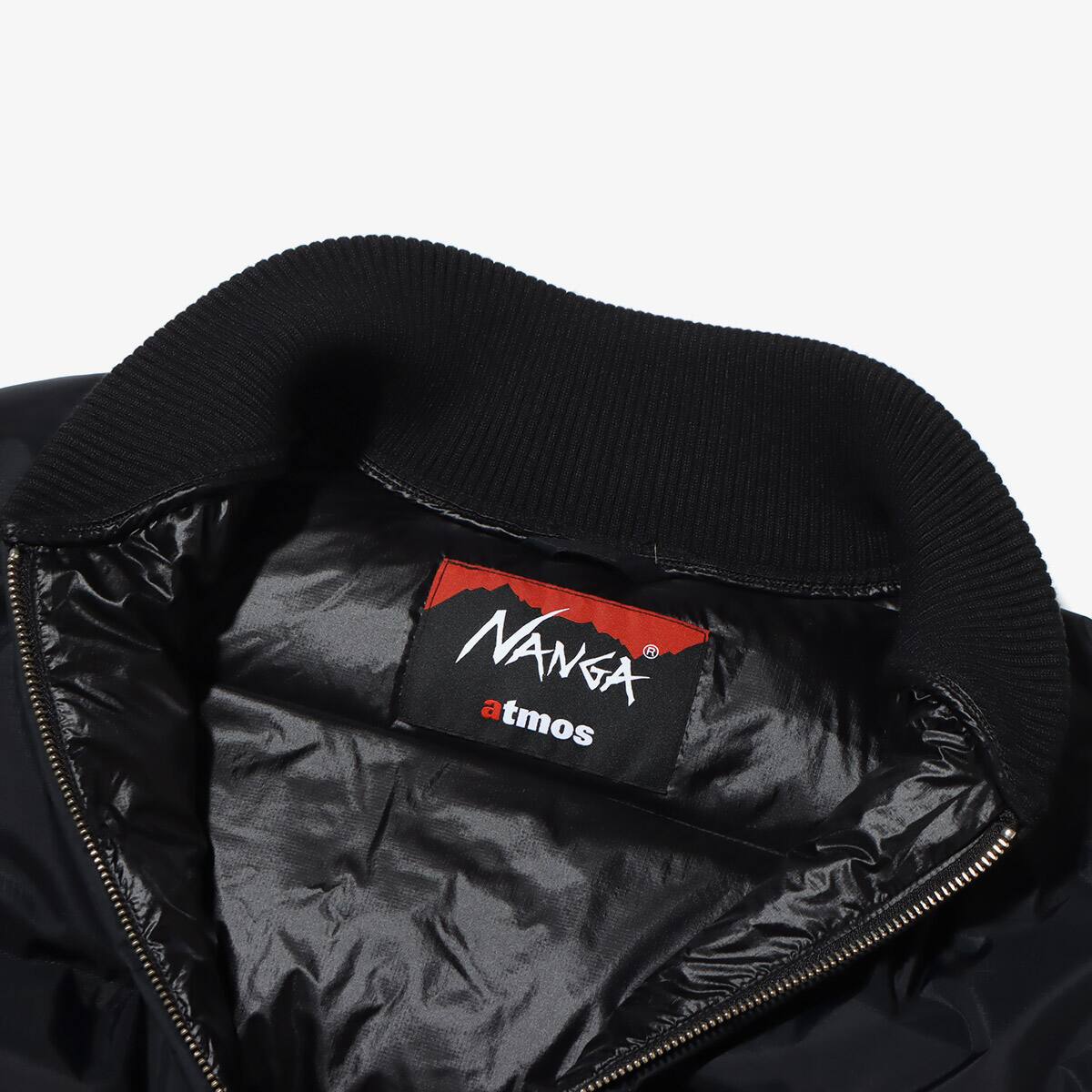 NANGA × atmos AURORA-TEX DOWN JACKET BLACK（ナンガ × アトモス
