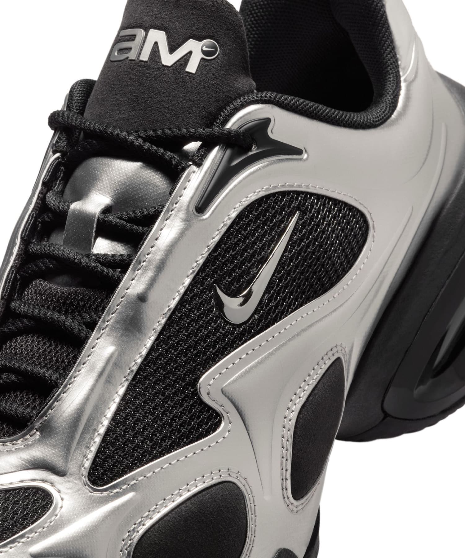 NIKE WMNS AIR MAX MUSE BLACK/METALLIC SILVER（ナイキ ウィメンズ