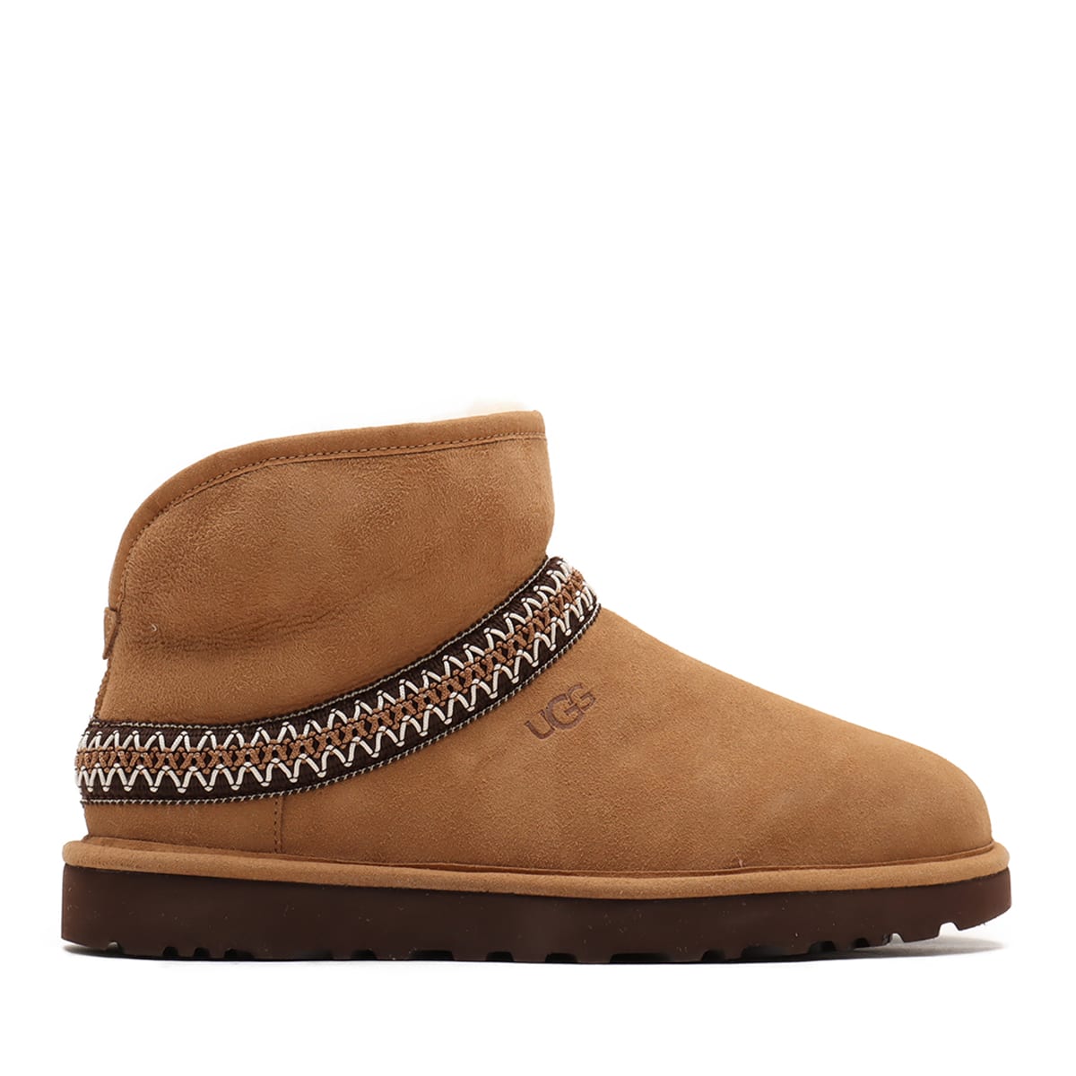 UGG W CLASSIC MINI CRESCENT CHESTNUT （アグ クラシック ミニ