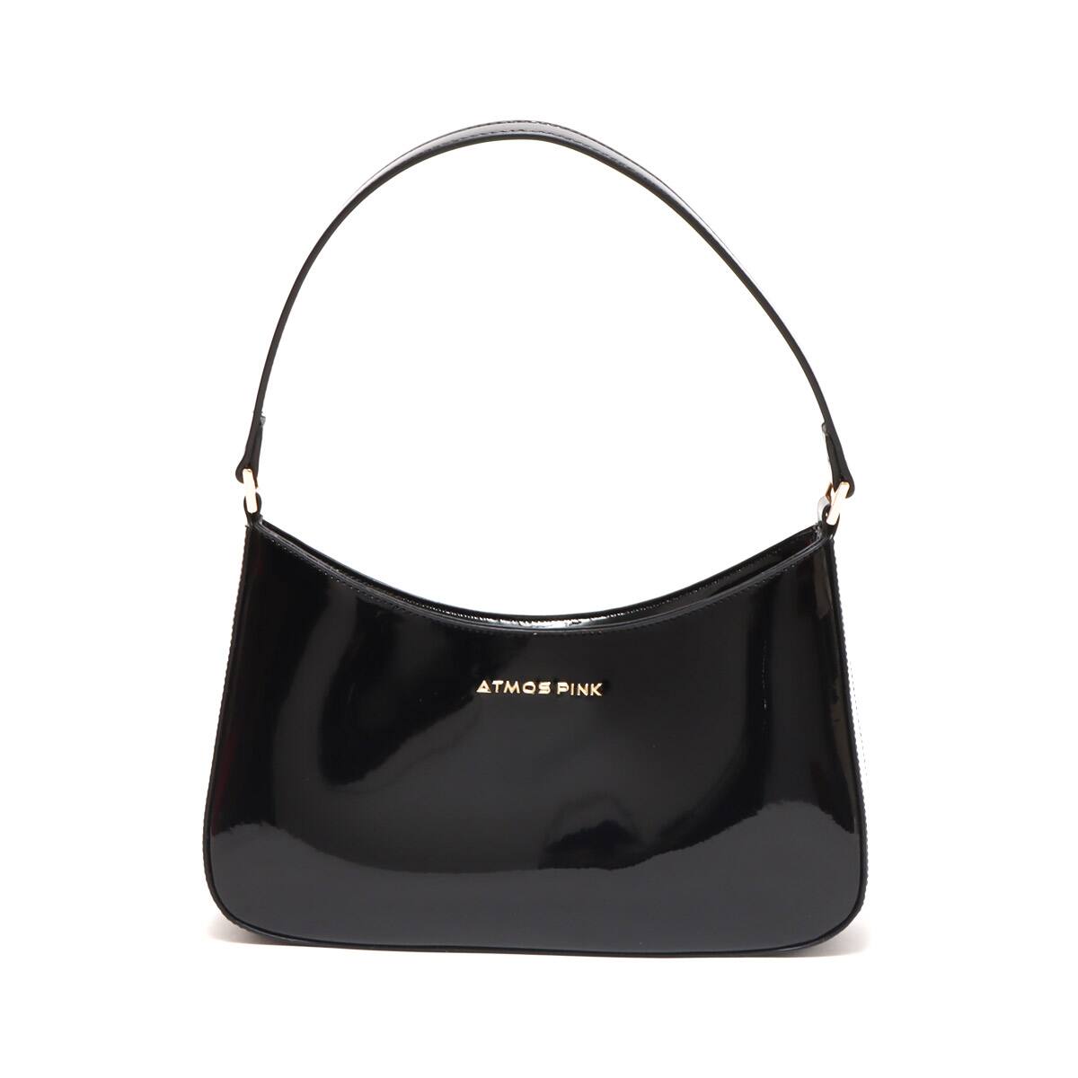 atmos pink エナメル ショルダーバッグ BLACK （アトモスピンク