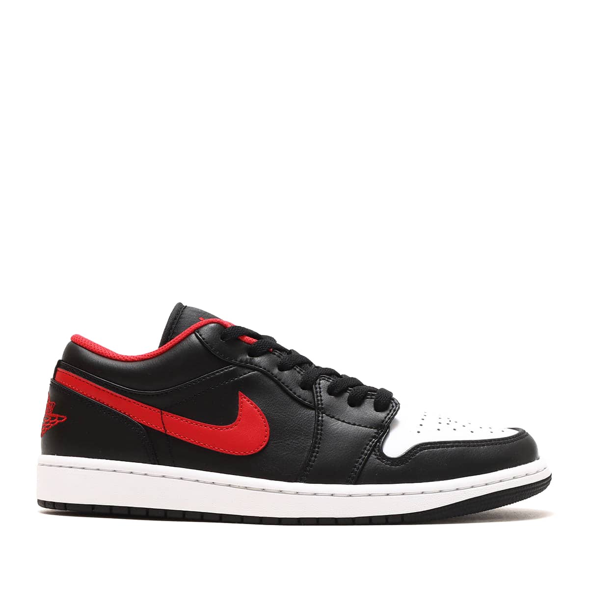 JORDAN BRAND AIR JORDAN 1 LOW BLACK/FIRE RED-WHITE 23SP-I