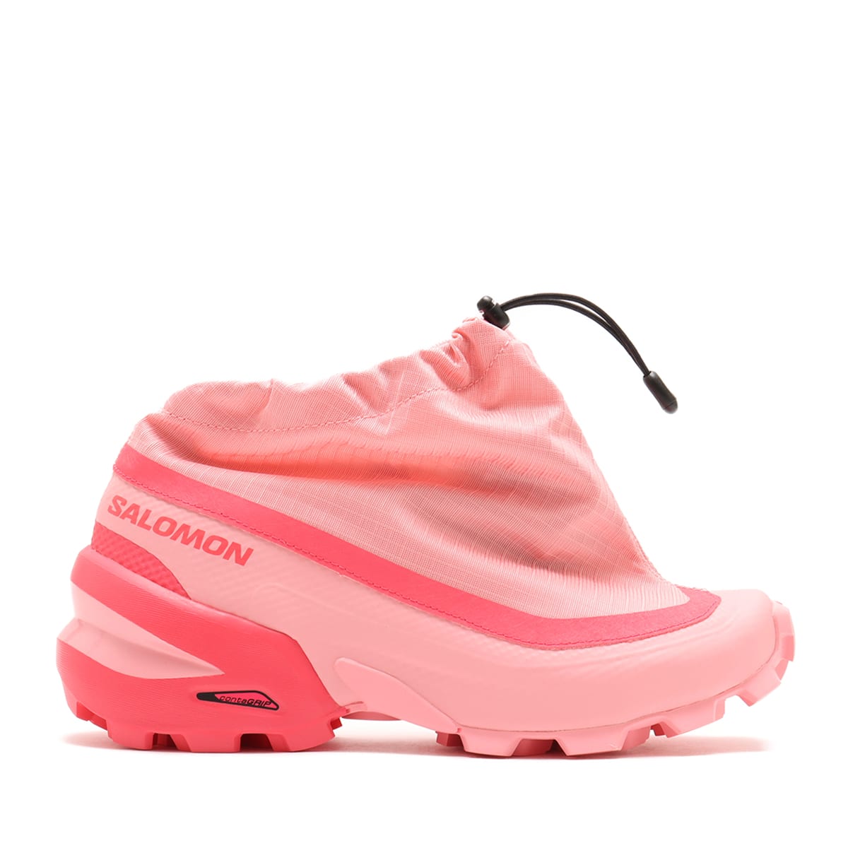 MM6 x SALOMON CROSS LOW SNEAKERS Flamingo Pink/Rouge Red/Black