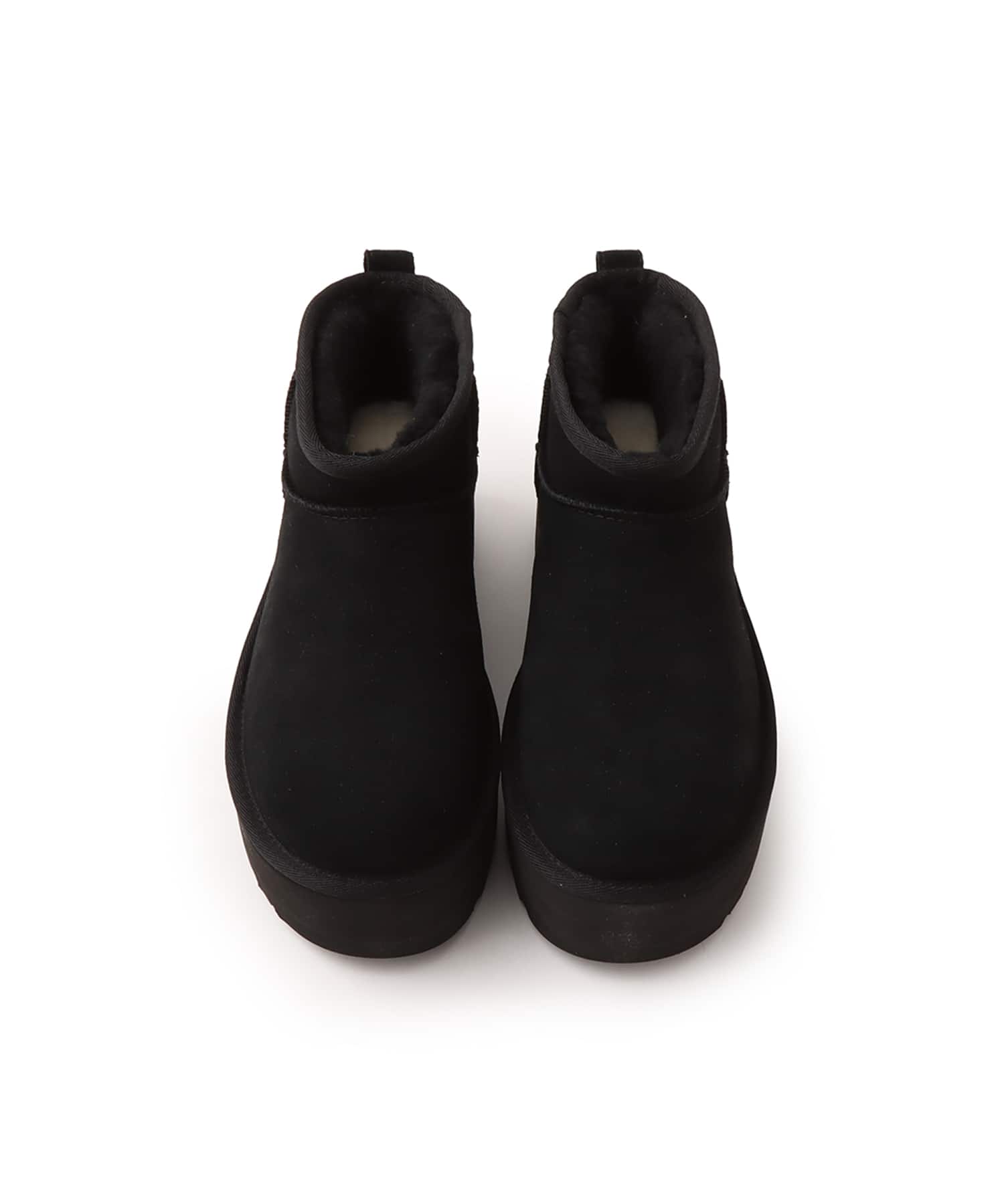 UGG W CLASSIC ULTRA MINI PLATFORM BLACK（アグ クラッシック