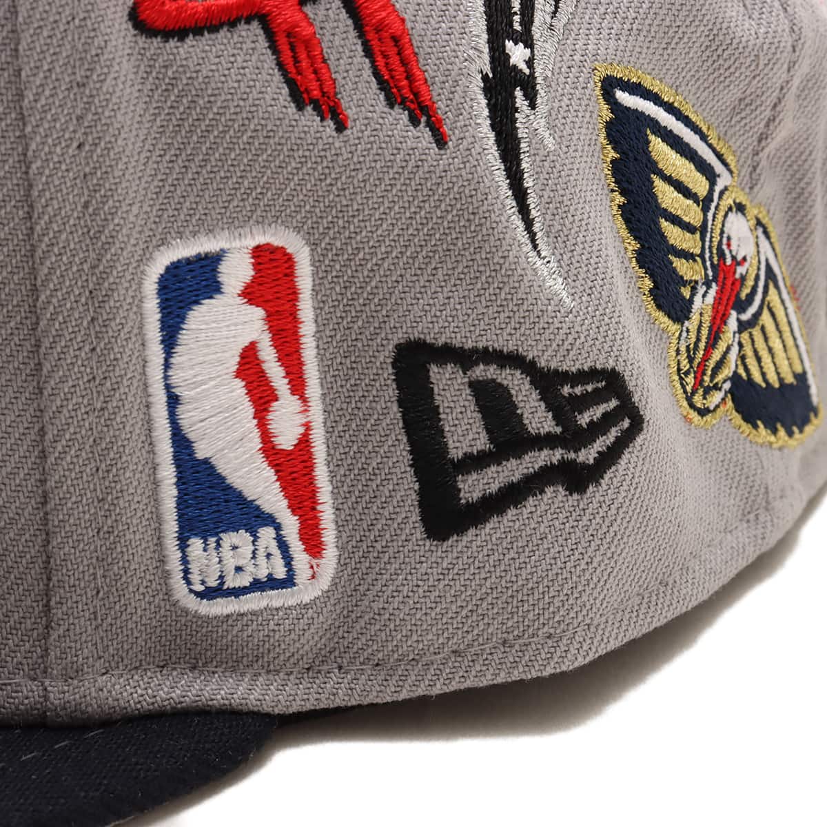 NEW ERA 9FIFTY Team Logo Allover NBA NVY NAVY （ニューエラ ナイン