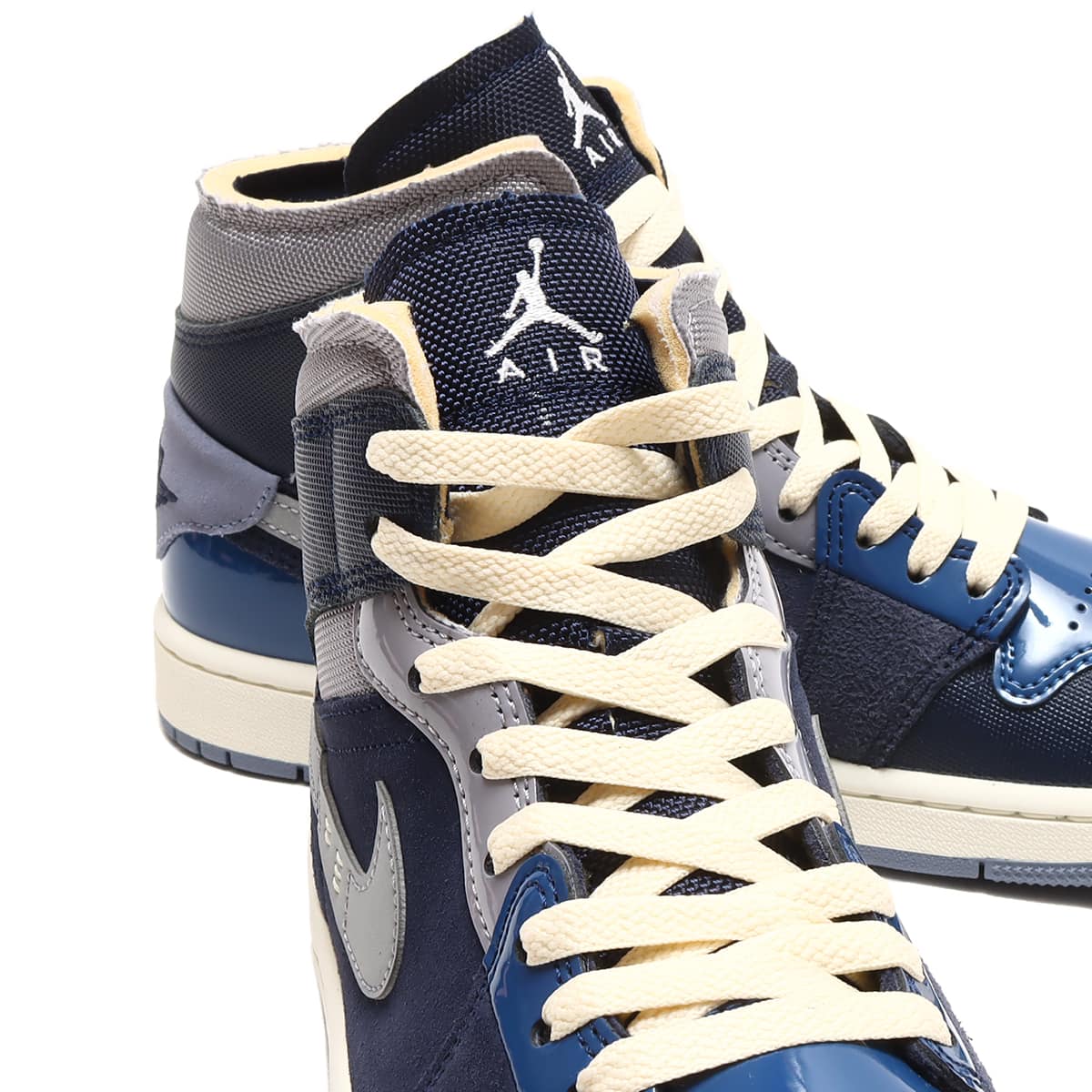 JORDAN BRAND AIR JORDAN 1 MID SE CRAFT OBSIDIAN/WHITE-FRENCH BLUE