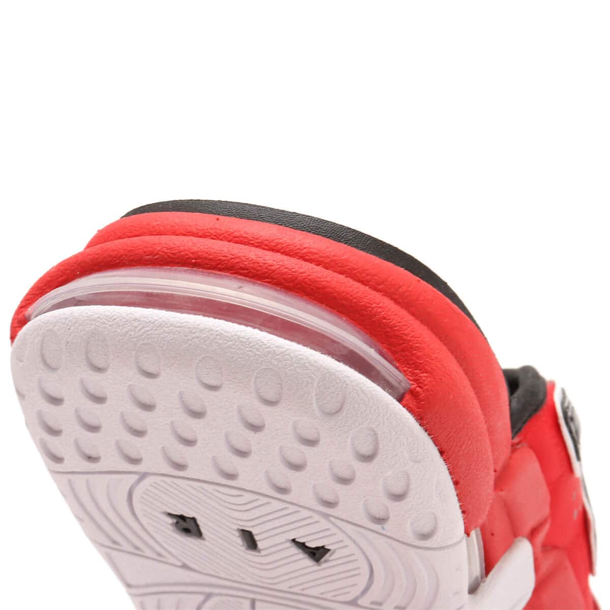 NIKE AIR MORE UPTEMPO SLIDE UNIVERSITY RED/WHITE-BLACK-CLEAR 24SP