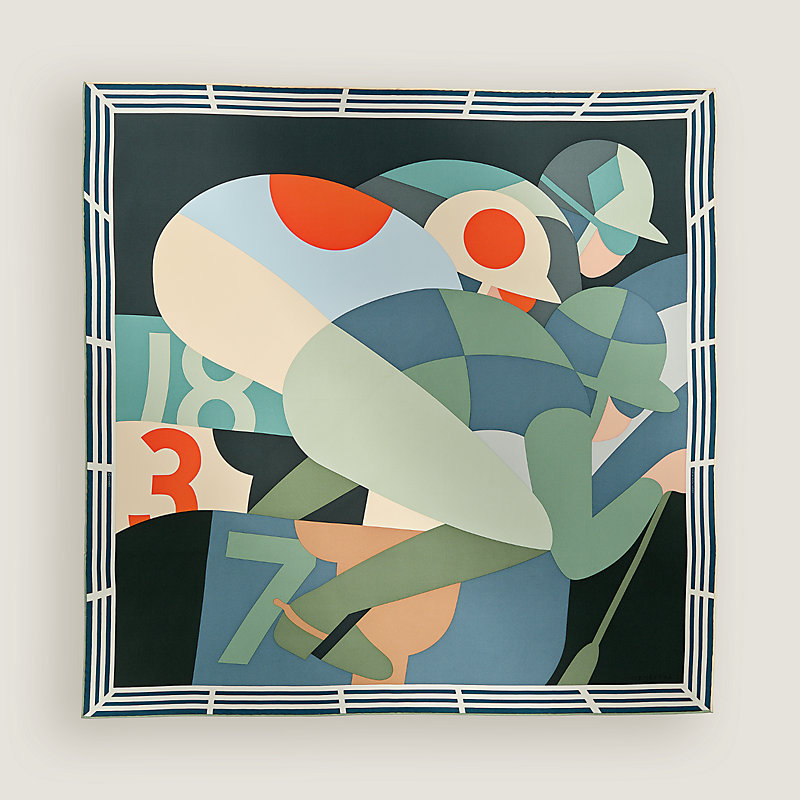 カレ 90 《18-3-7》 - グリーン | Hermès - エルメス-公式サイト