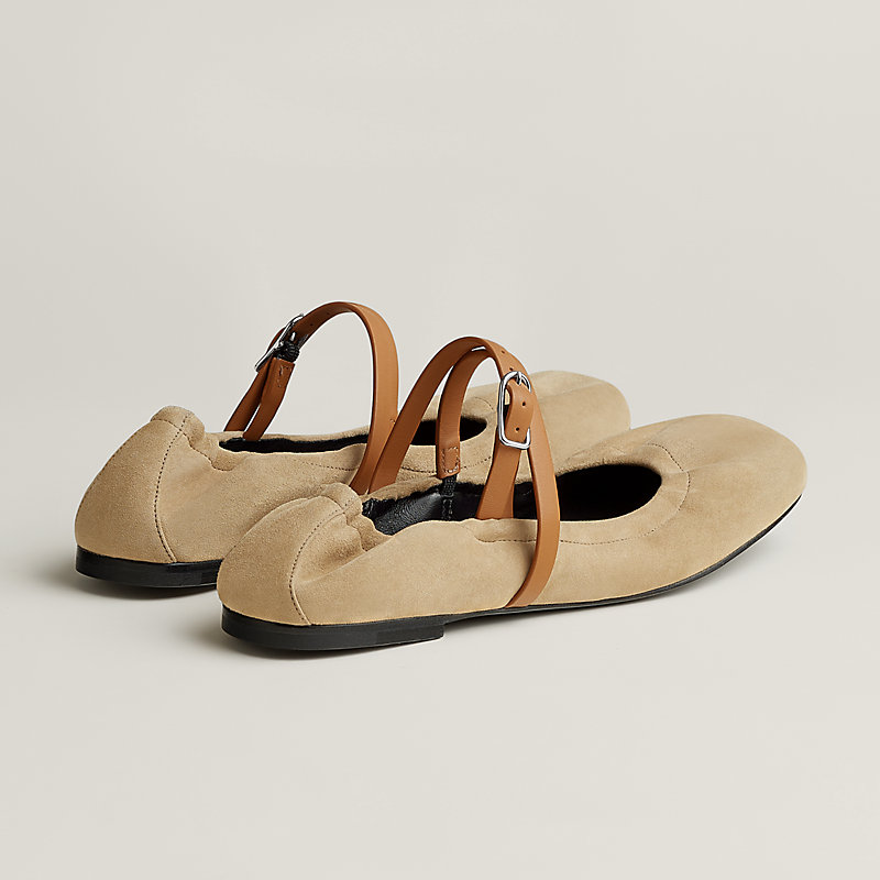 Jolly ballet flat - Beige | Hermès Macau SAR