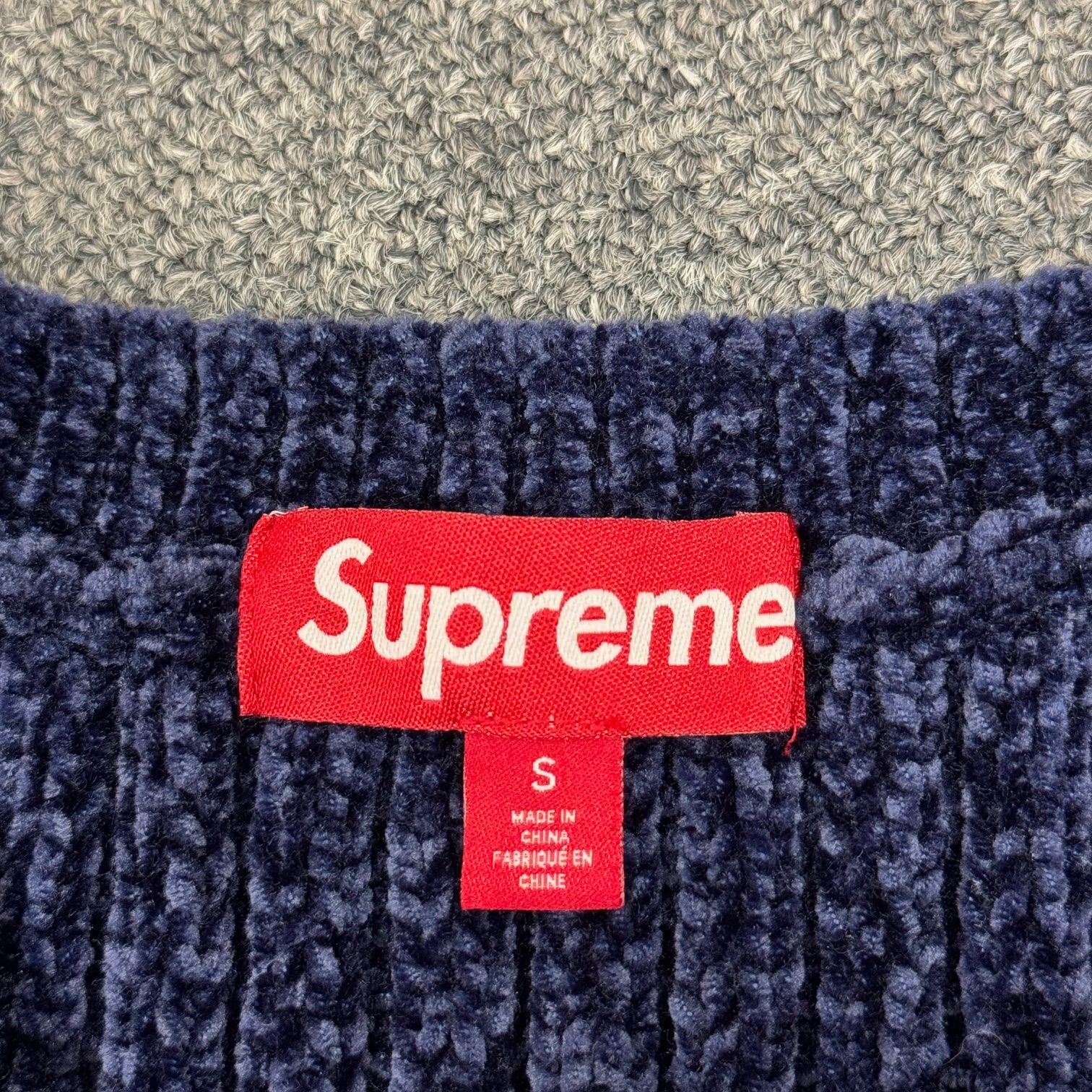 国内正規 Supreme 24AW Chenille Sweater Vest シェニール ニット