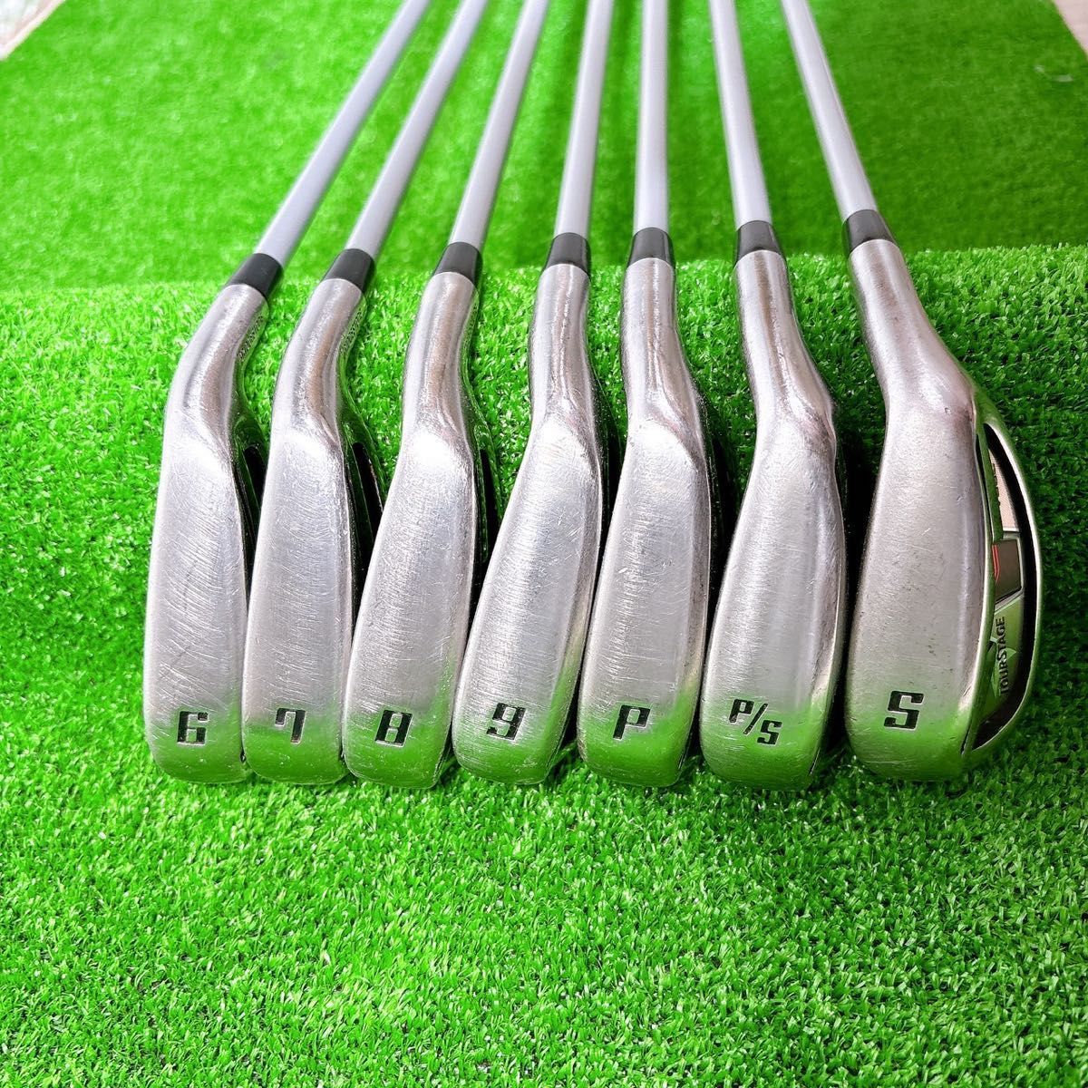 ブリヂストン ツアーステージ V002 アイアン7本セット メンズ ゴルフ