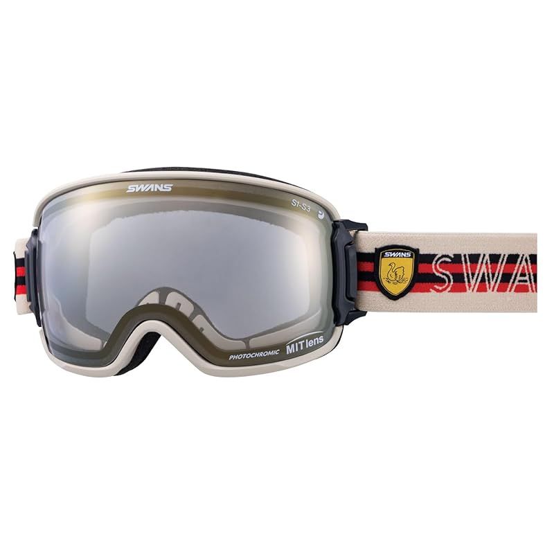 スワンズ] 日本製 スノーゴーグル くもり止め 眼鏡対応 調光 MITミラー