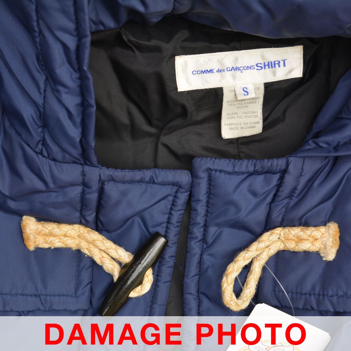 COMMEdesGARCONSSHIRT】07AW W17901 ナイロンダッフルコート - メルカリ