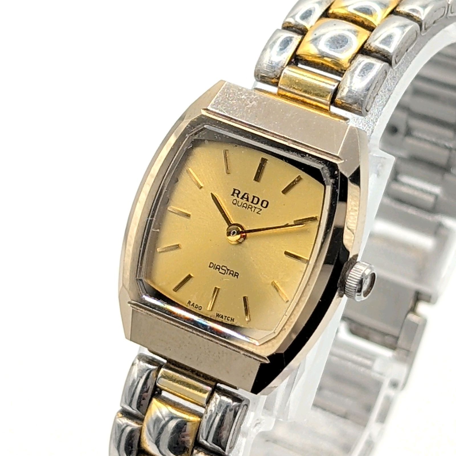 RADO DIASTAR 133.9537.3 Watch quartz Ladies Combi Square Y2K 00S