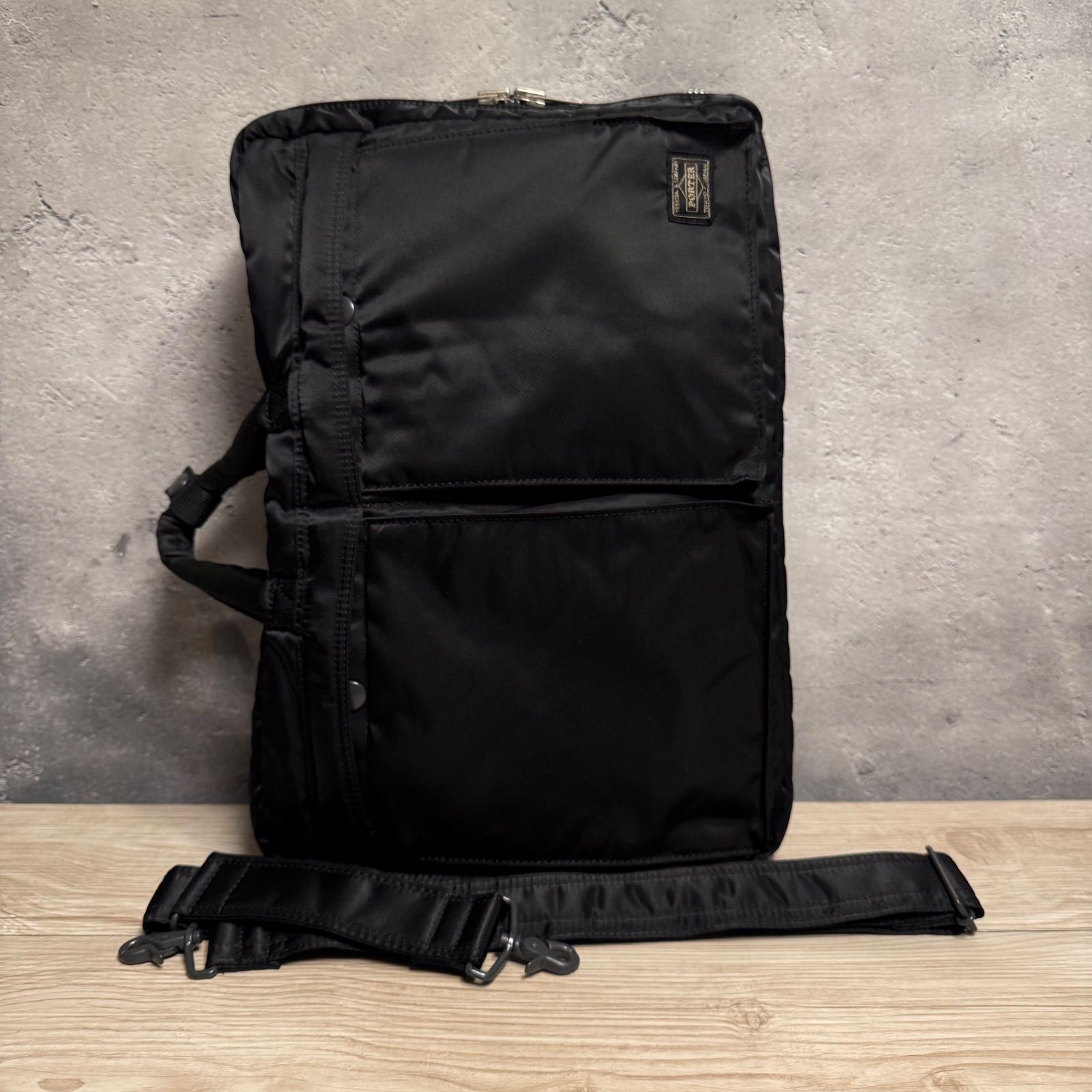 ✨PORTER タンカー 3WAY ブラック ビジネスバッグ ショルダー リュック