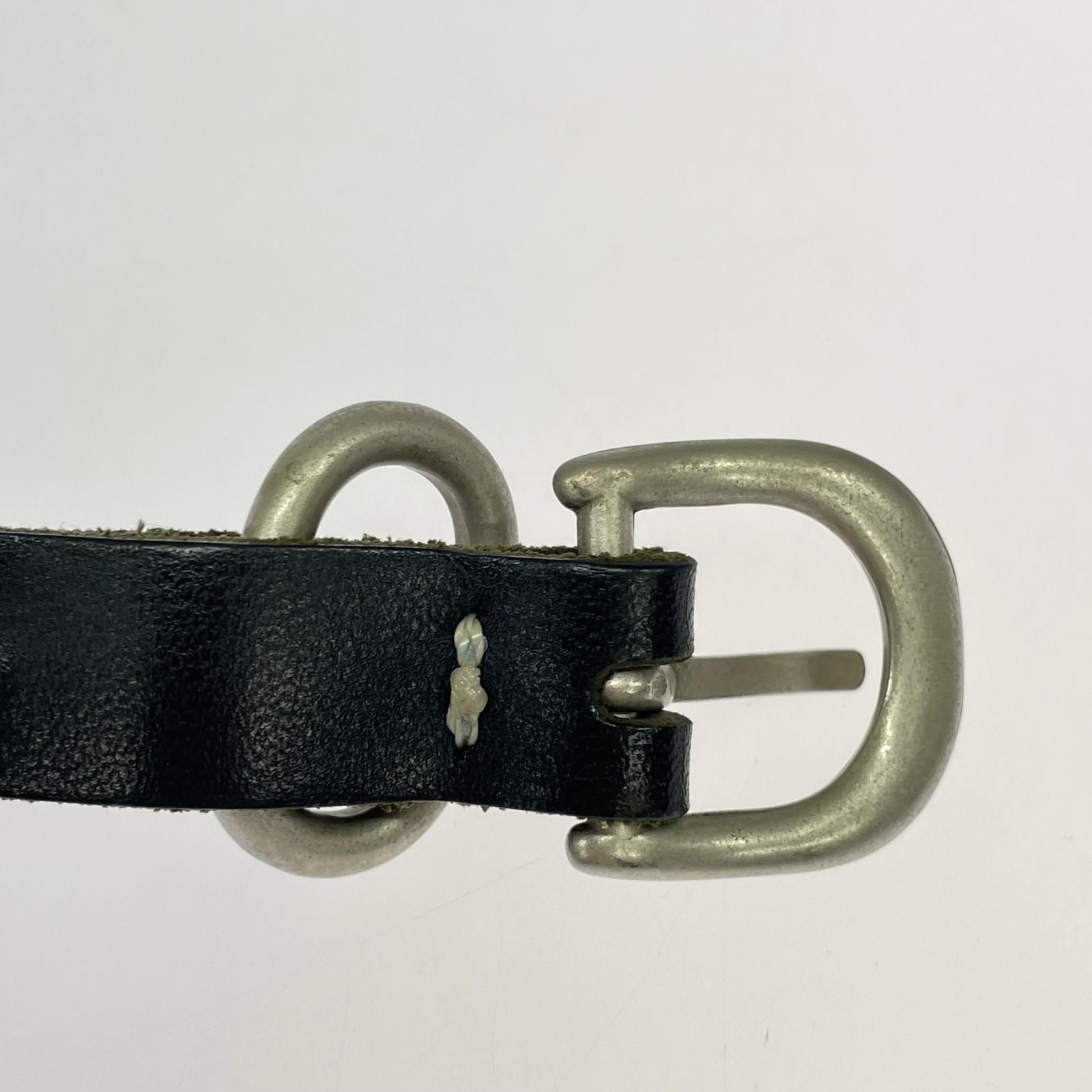 Hender Scheme エンダースキーマ ナローレザーベルト/ブラック - メルカリ