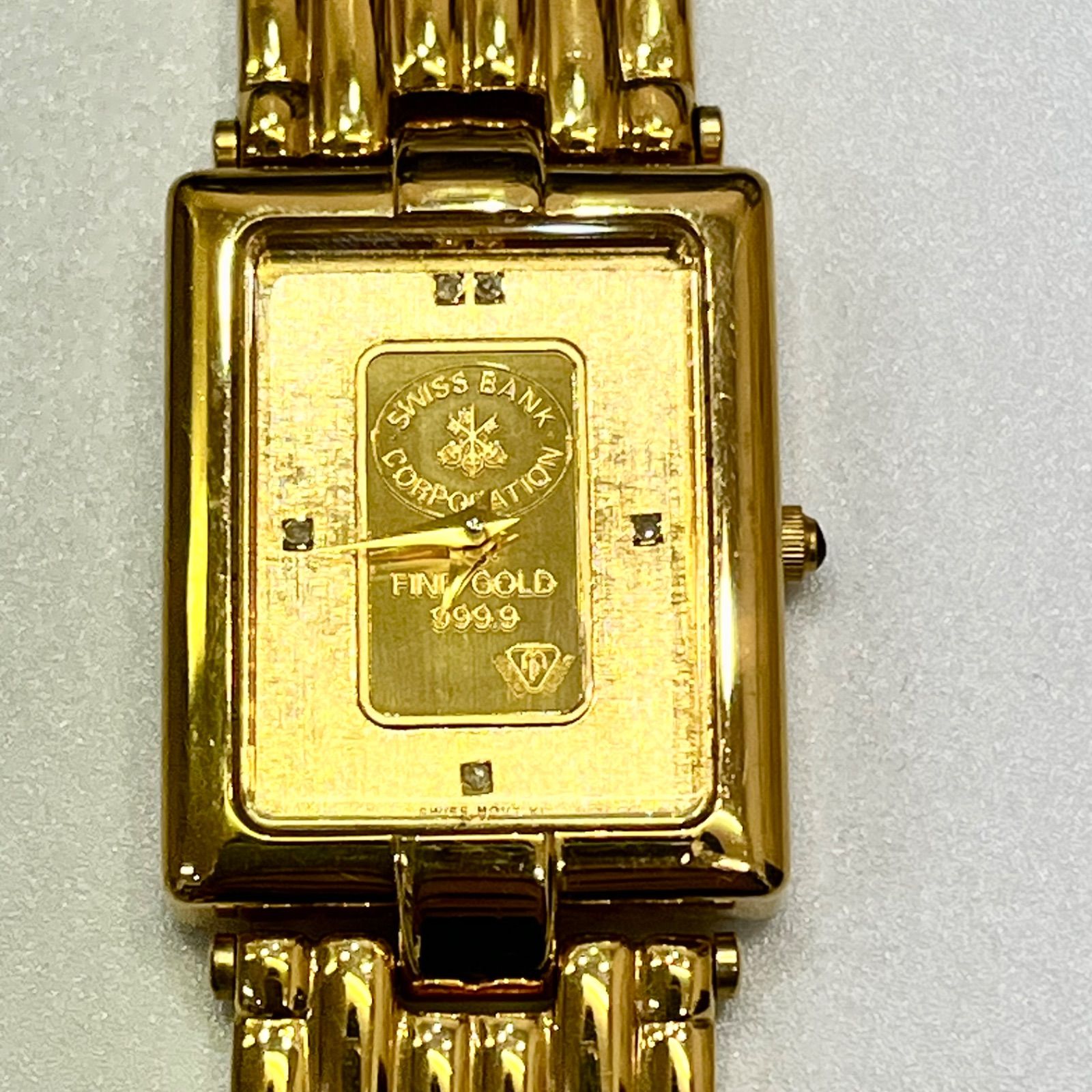 稼動品】純金インゴット ELGIN エルジン 腕時計 FINE GOLD 999.9