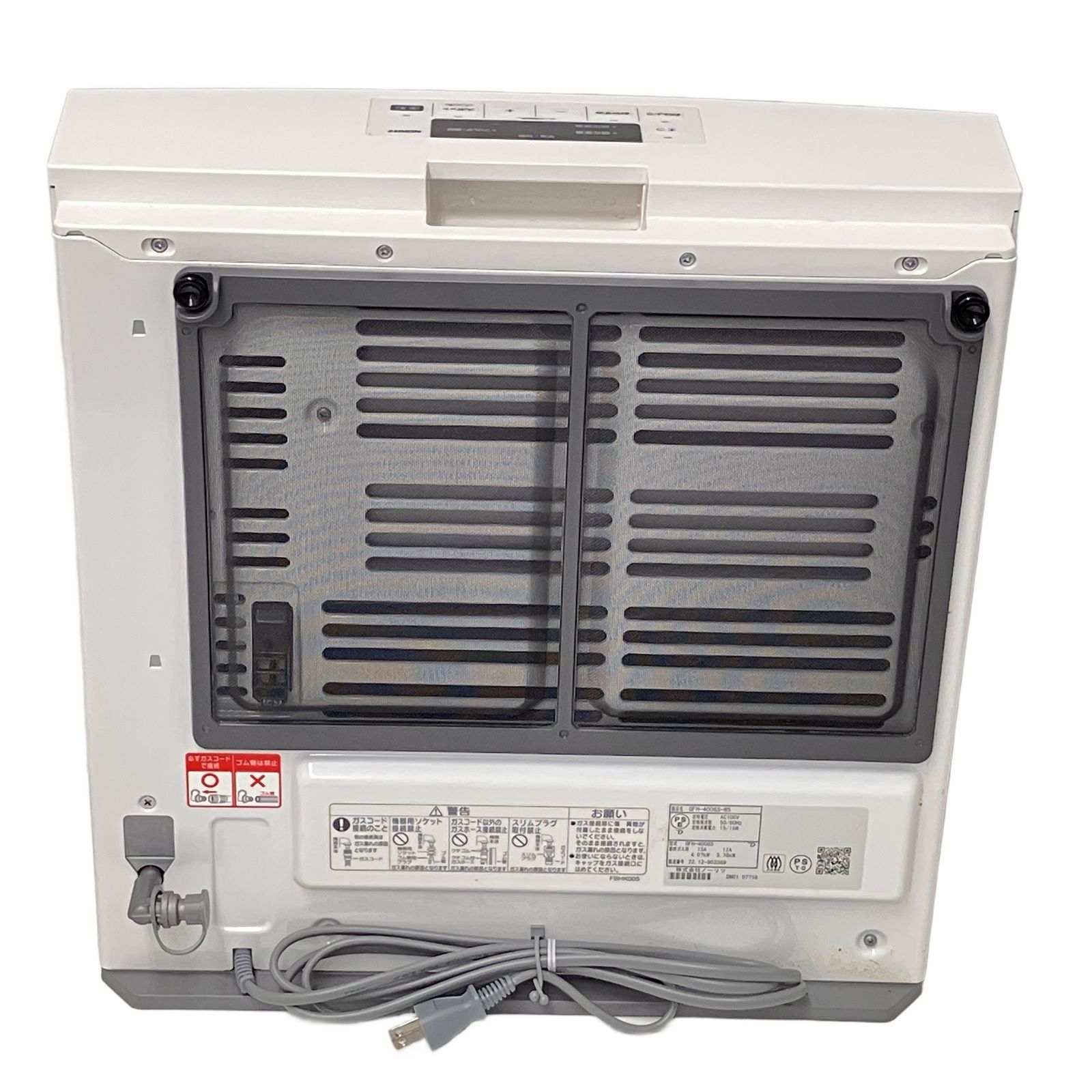 NORITZ ノーリツ GFH-4006S-W5 ガスファンヒーター 2022年製 都市ガス